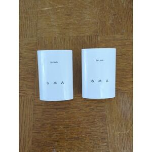 D-Link DHP-306AV 200Mbps Single Port Ethernet Powerline Adapter White‎ (2 Pack)